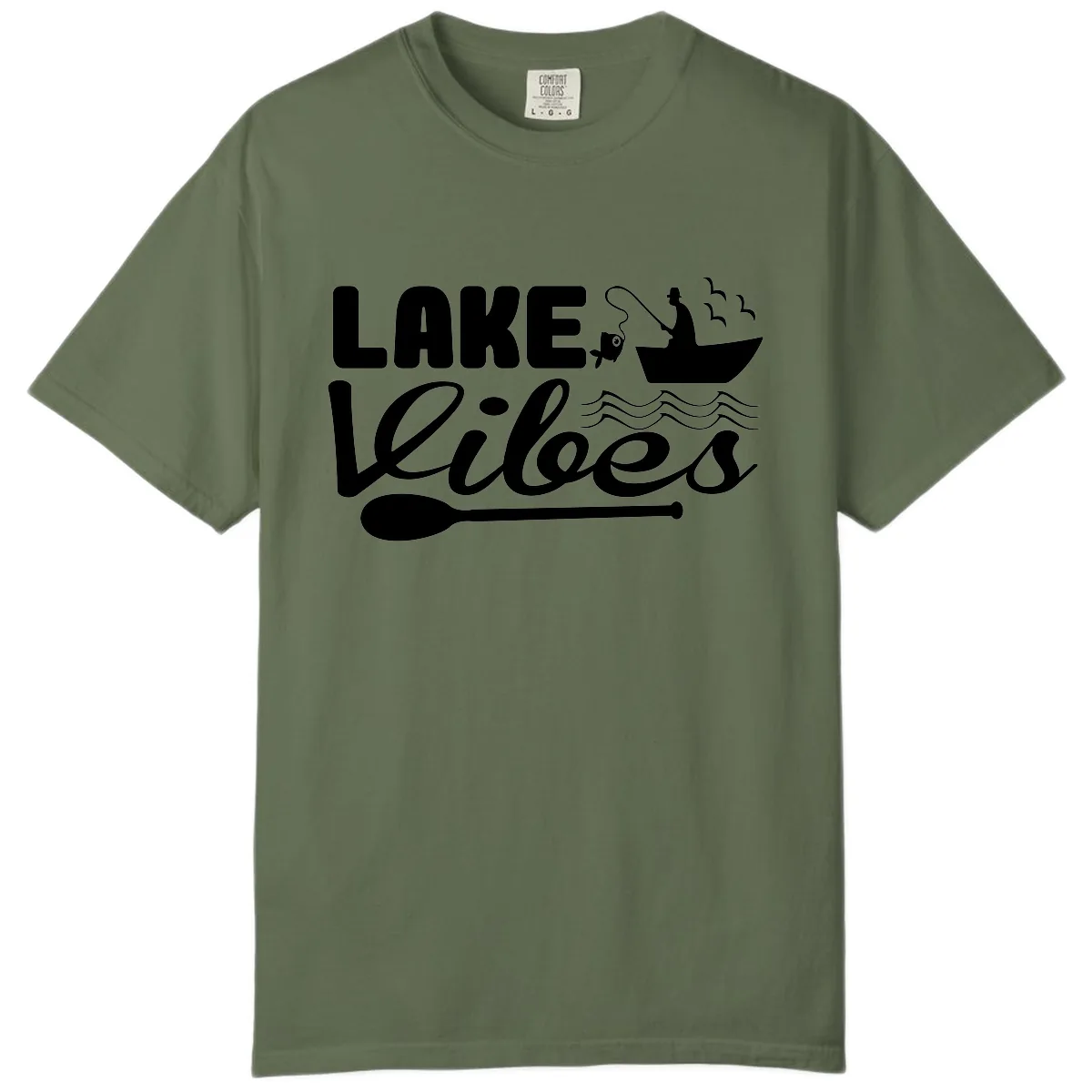 Lake Vibes Fisherman's Delight Comfort Color in Sage