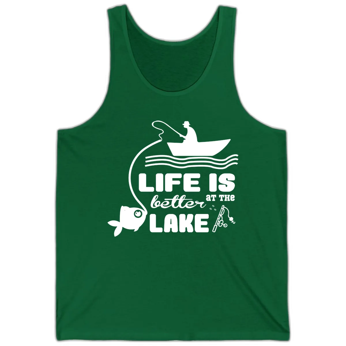 Life Is Better At The Lake Fishing Tank in Kelly