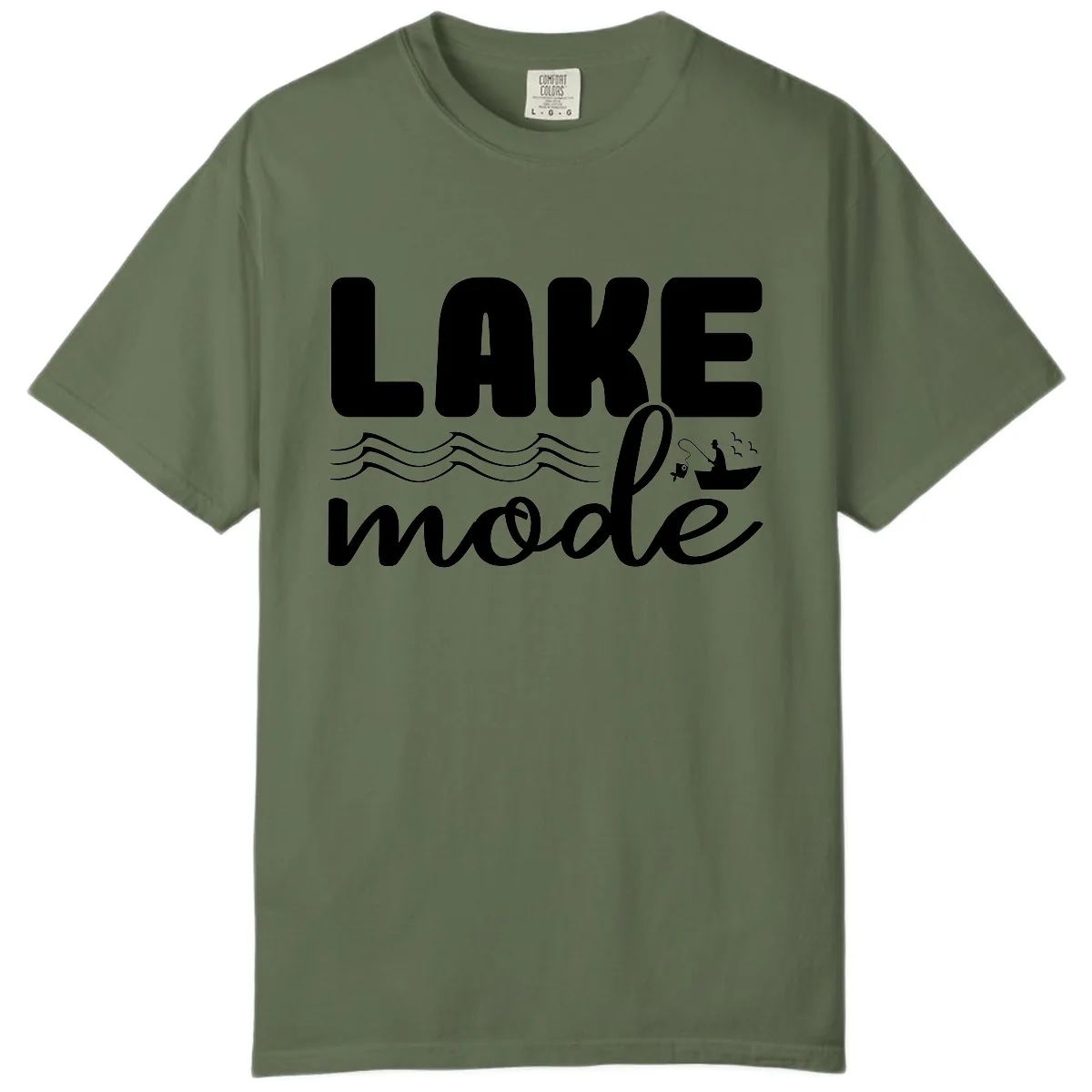 Lake Mode Typography Design Comfort Color in Sage