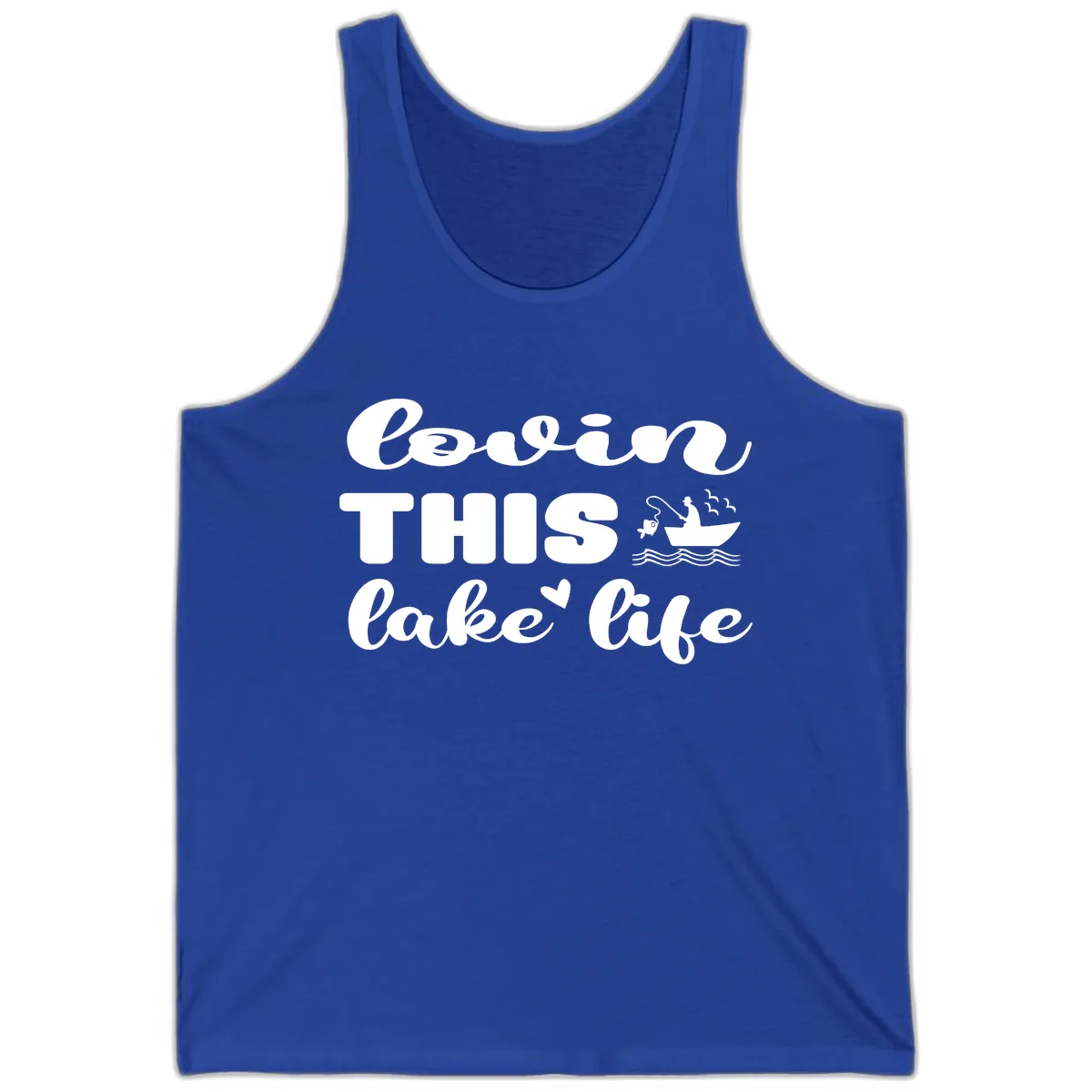 Lovin This Lake Life Tank in True Royal