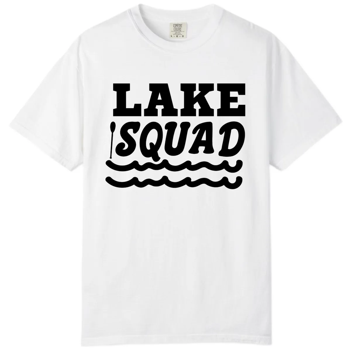 Lake Squad Matching Group Apparel Comfort Color in White