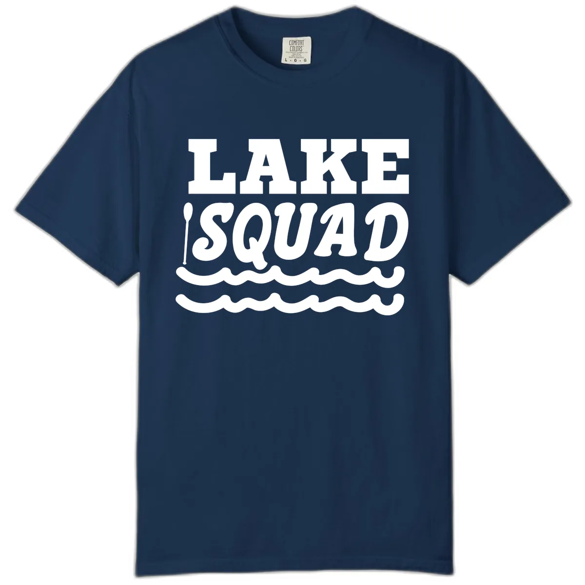 Lake Squad Matching Group Apparel Comfort Color in Navy