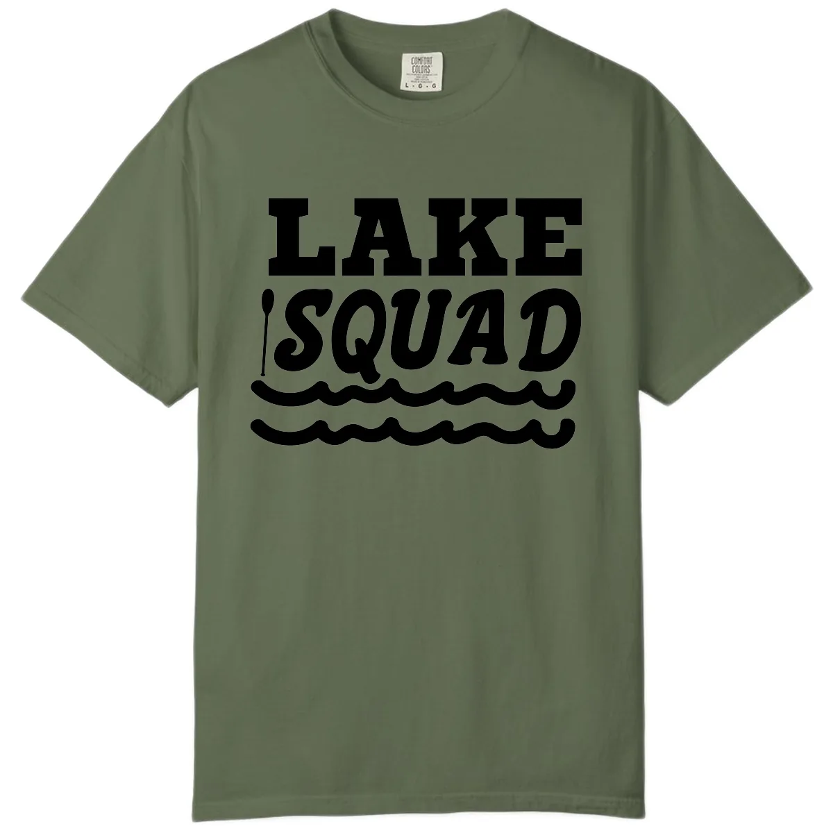 Lake Squad Matching Group Apparel Comfort Color in Sage