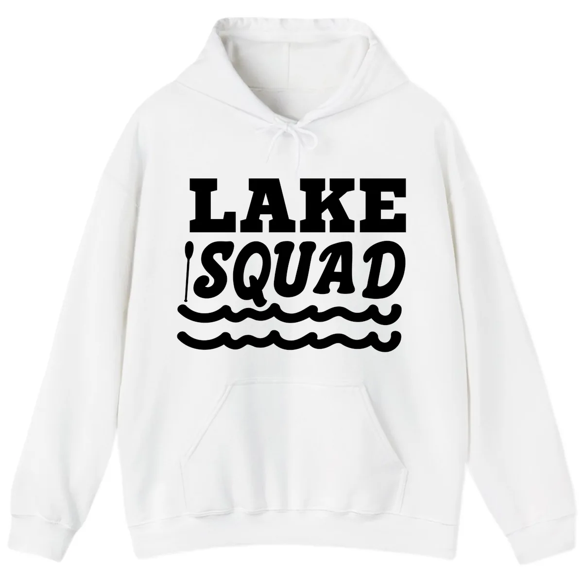 Lake Squad Matching Group Apparel Hoodie in White