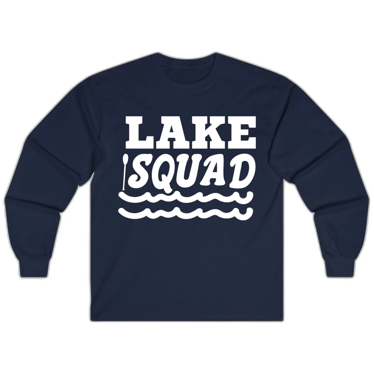 Lake Squad Matching Group Apparel Long Sleeve in Navy