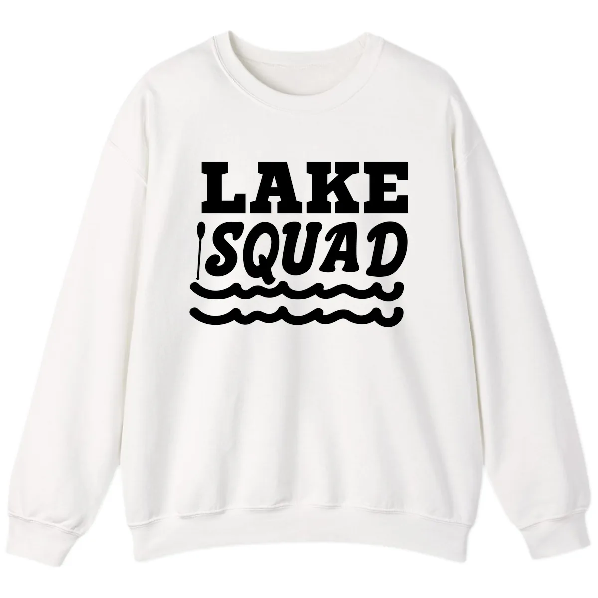 Lake Squad Matching Group Apparel Sweatshirt in White