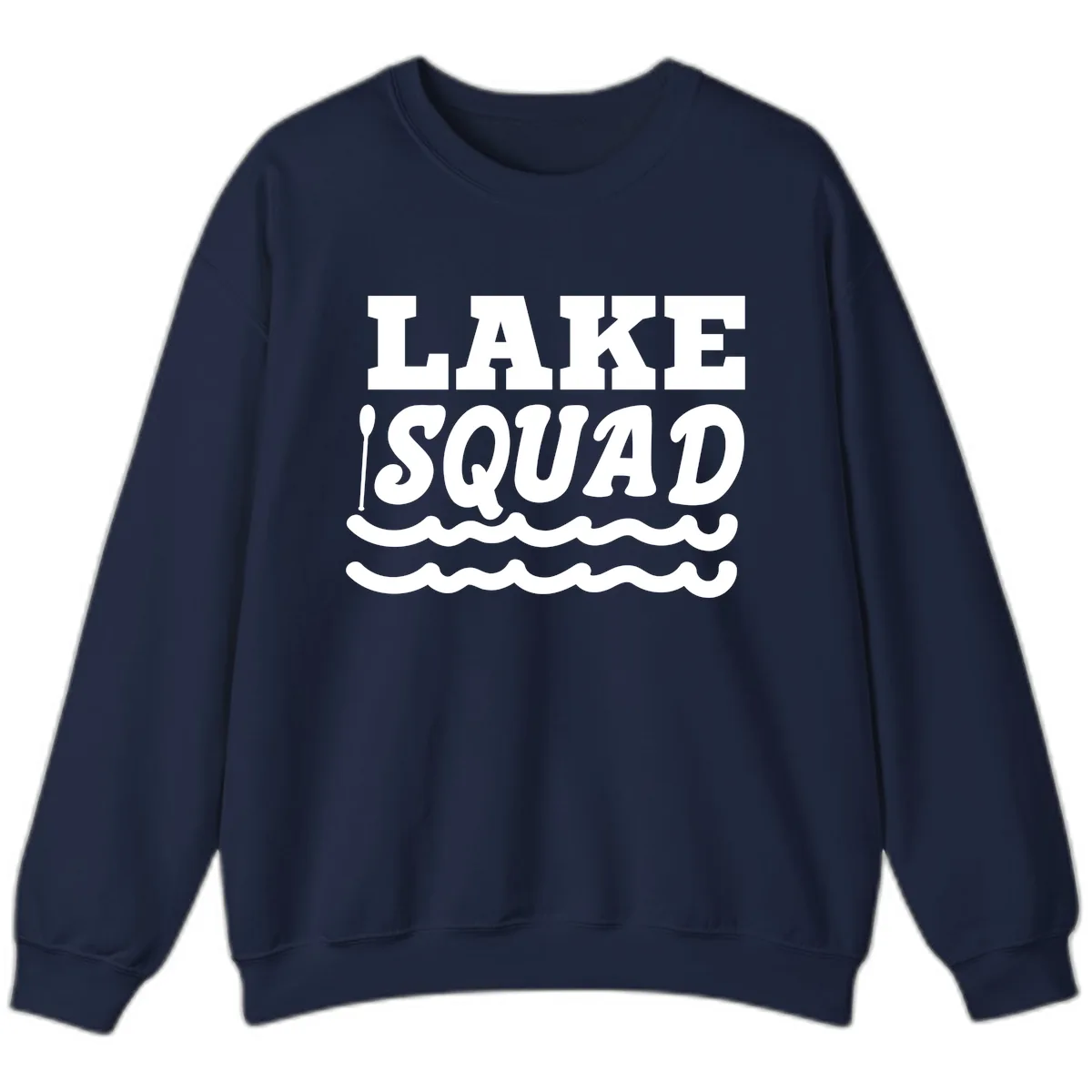 Lake Squad Matching Group Apparel Sweatshirt in Navy