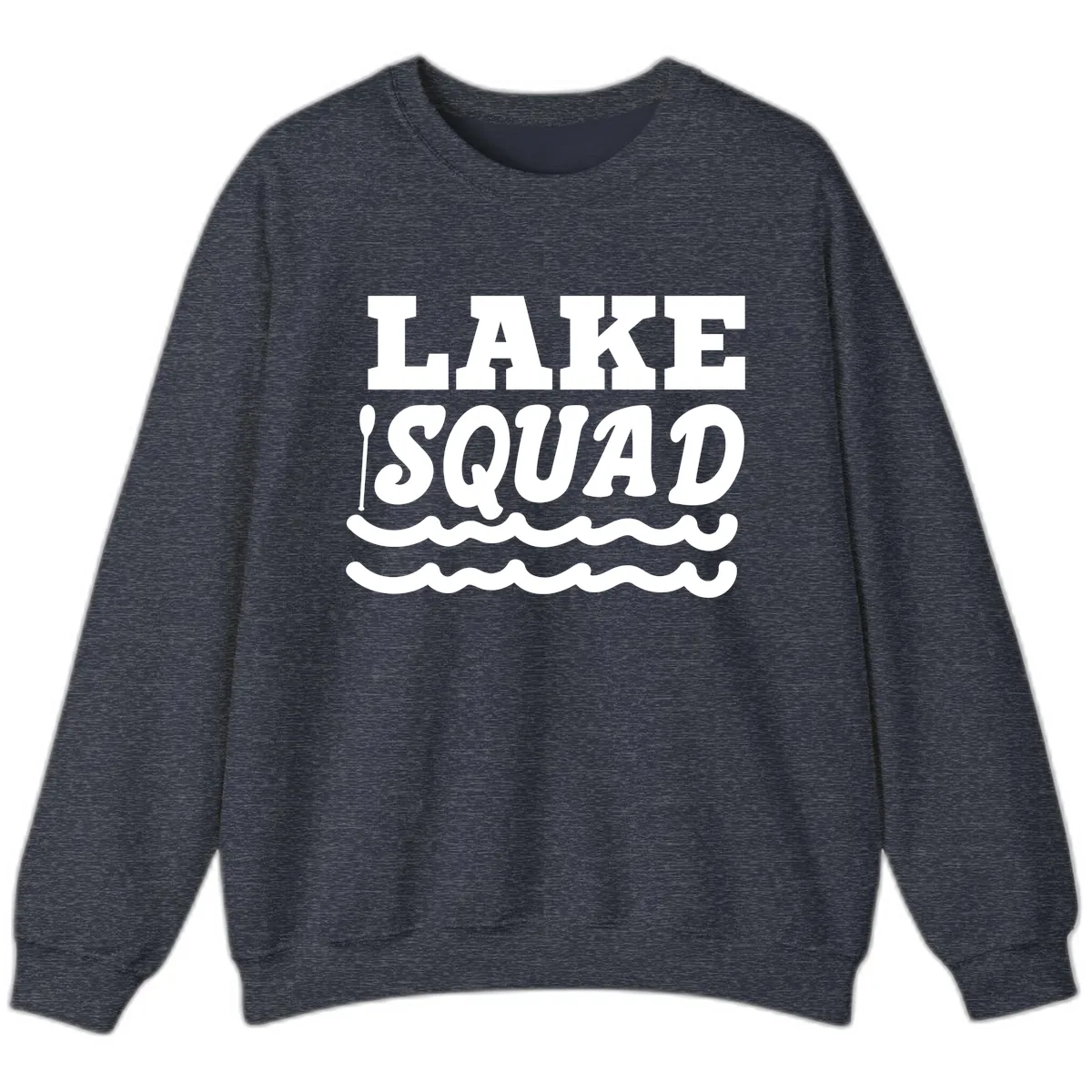 Lake Squad Matching Group Apparel Sweatshirt in Heather Sport Dark Navy