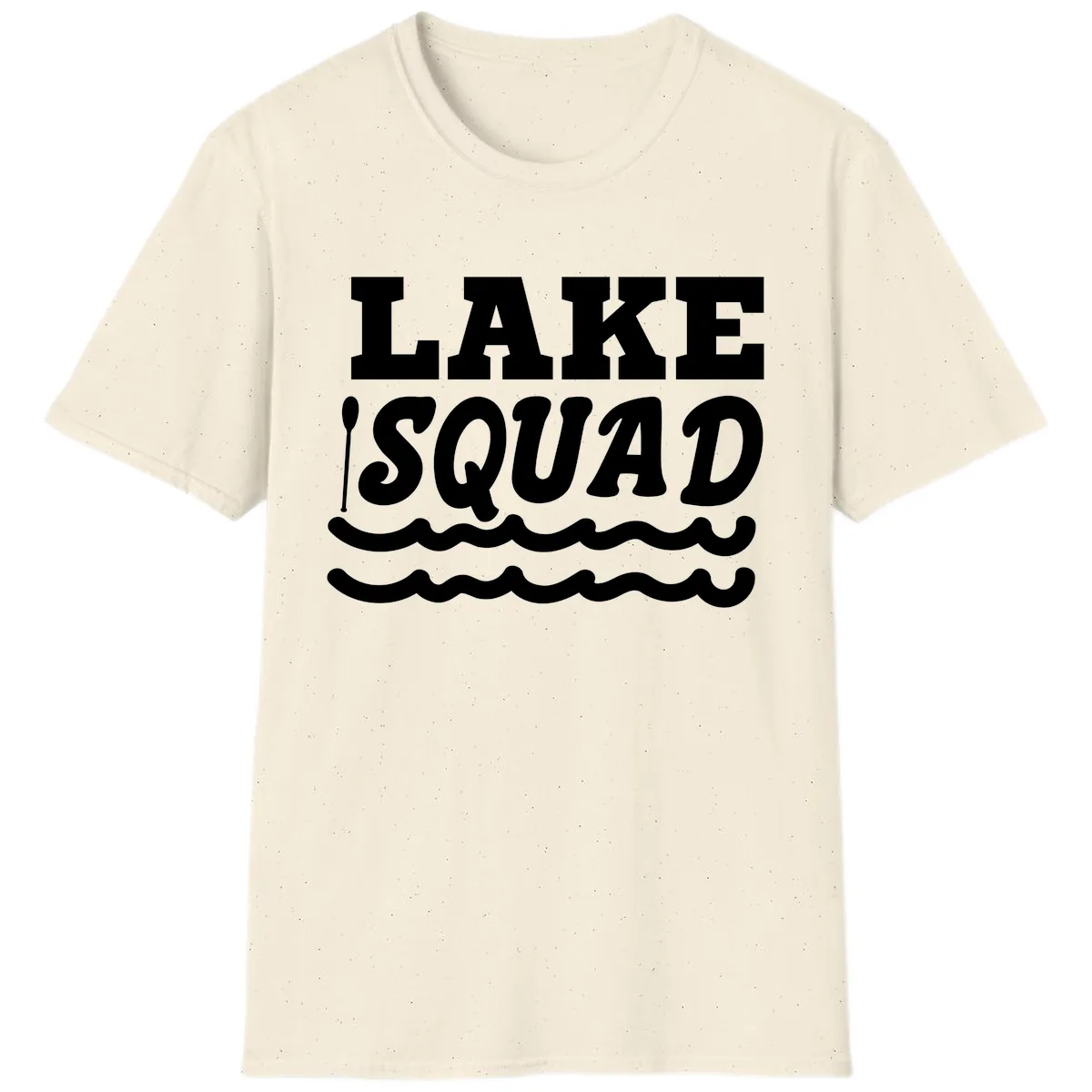 Lake Squad Matching Group Apparel T-Shirt in Natural
