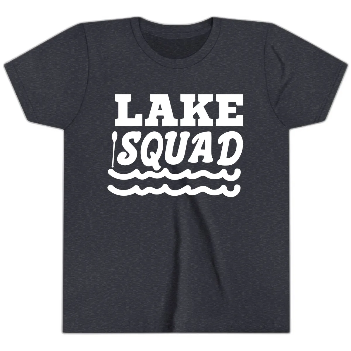 Lake Squad Matching Group Apparel Youth T-Shirt in Heather Navy