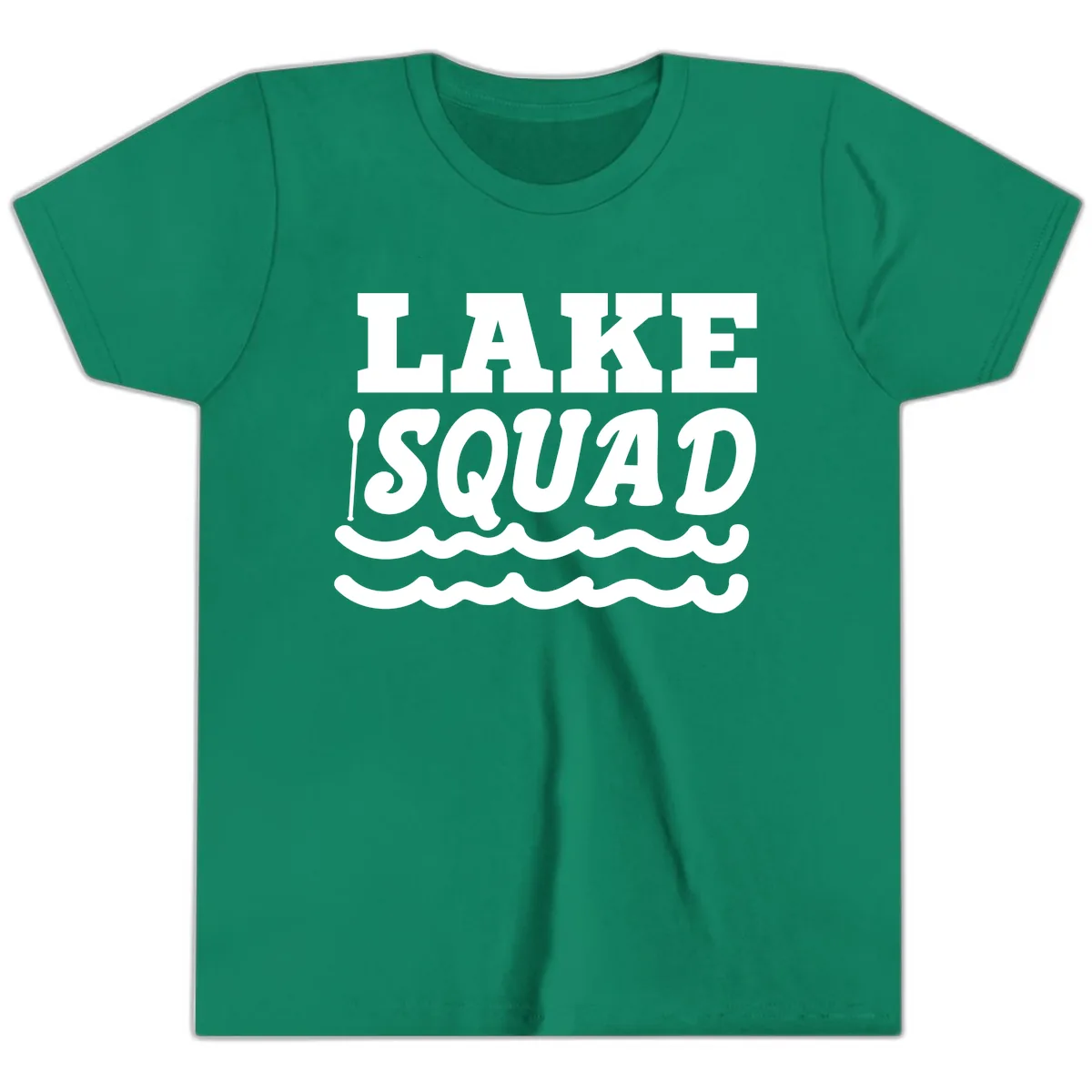 Lake Squad Matching Group Apparel Youth T-Shirt in Kelly