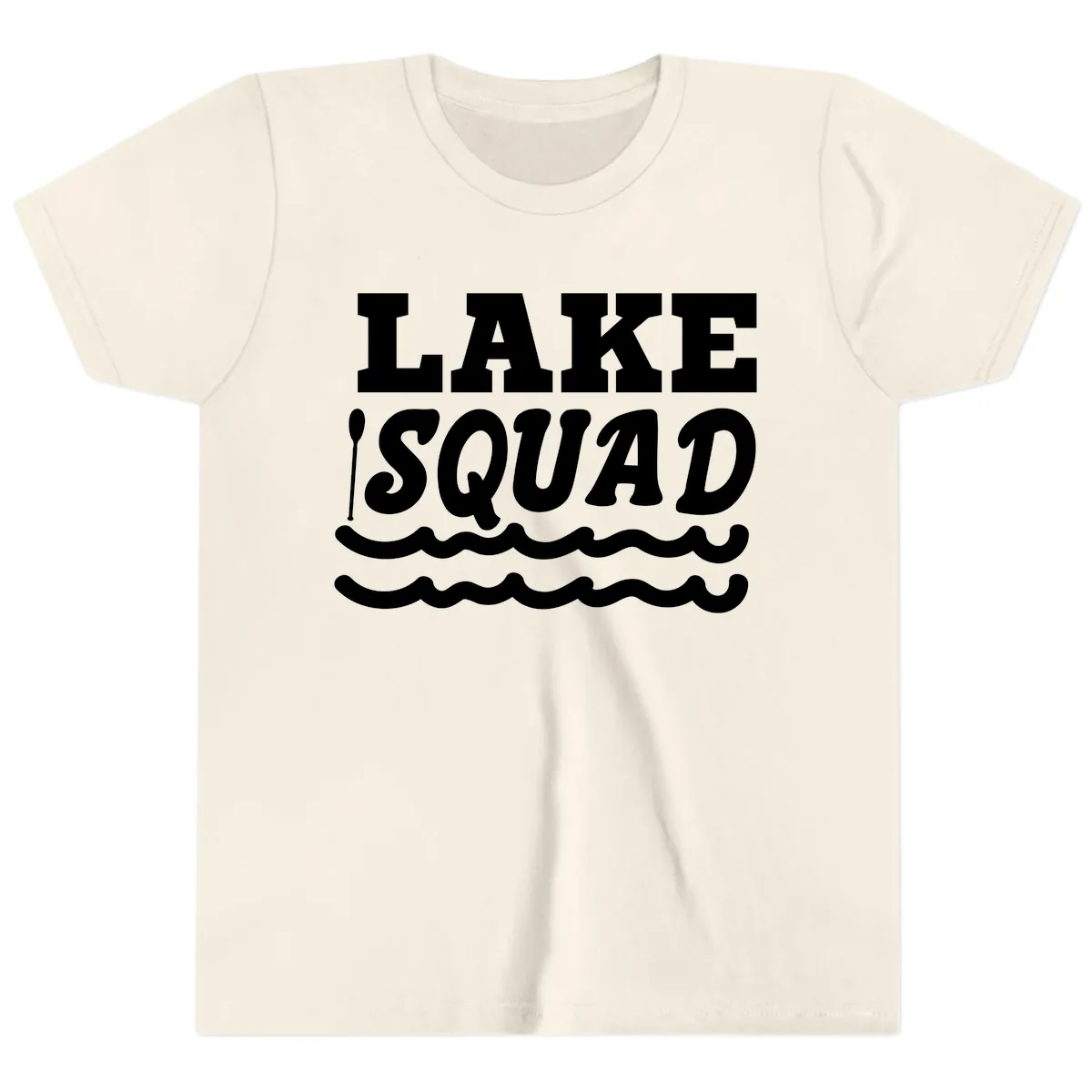 Lake Squad Matching Group Apparel Youth T-Shirt in Natural