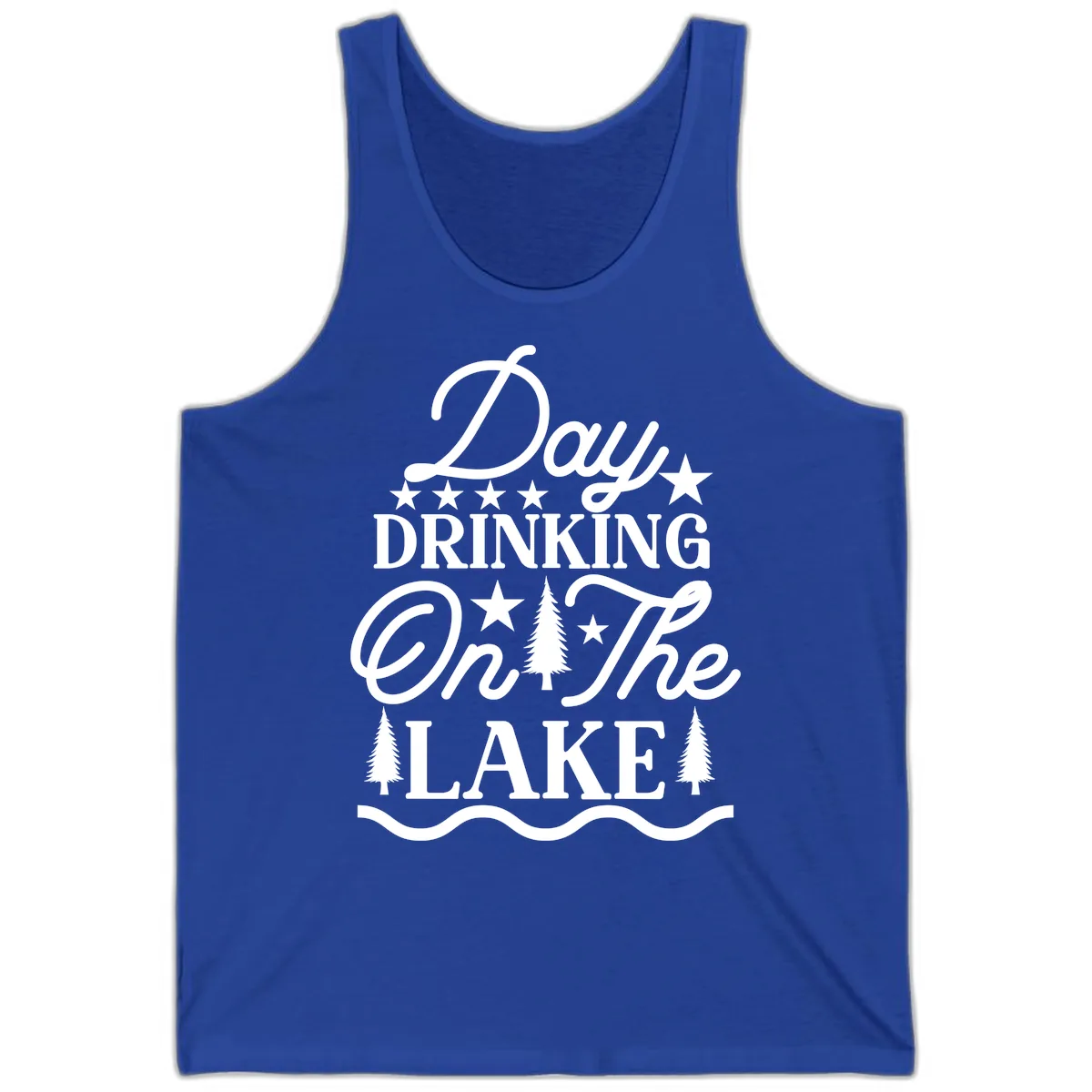 Day Drinking On The Lake Tank in True Royal