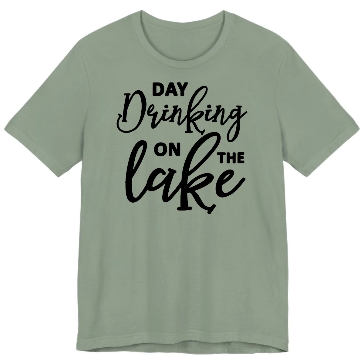 Day Drinking On The Lake Apparel Premium T-Shirt in Sage