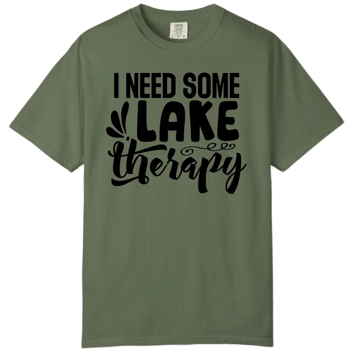 I Need Some Lake Therapy Design Comfort Color in Sage