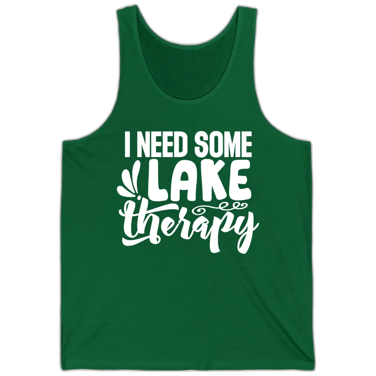 I Need Some Lake Therapy Design Tank in Kelly