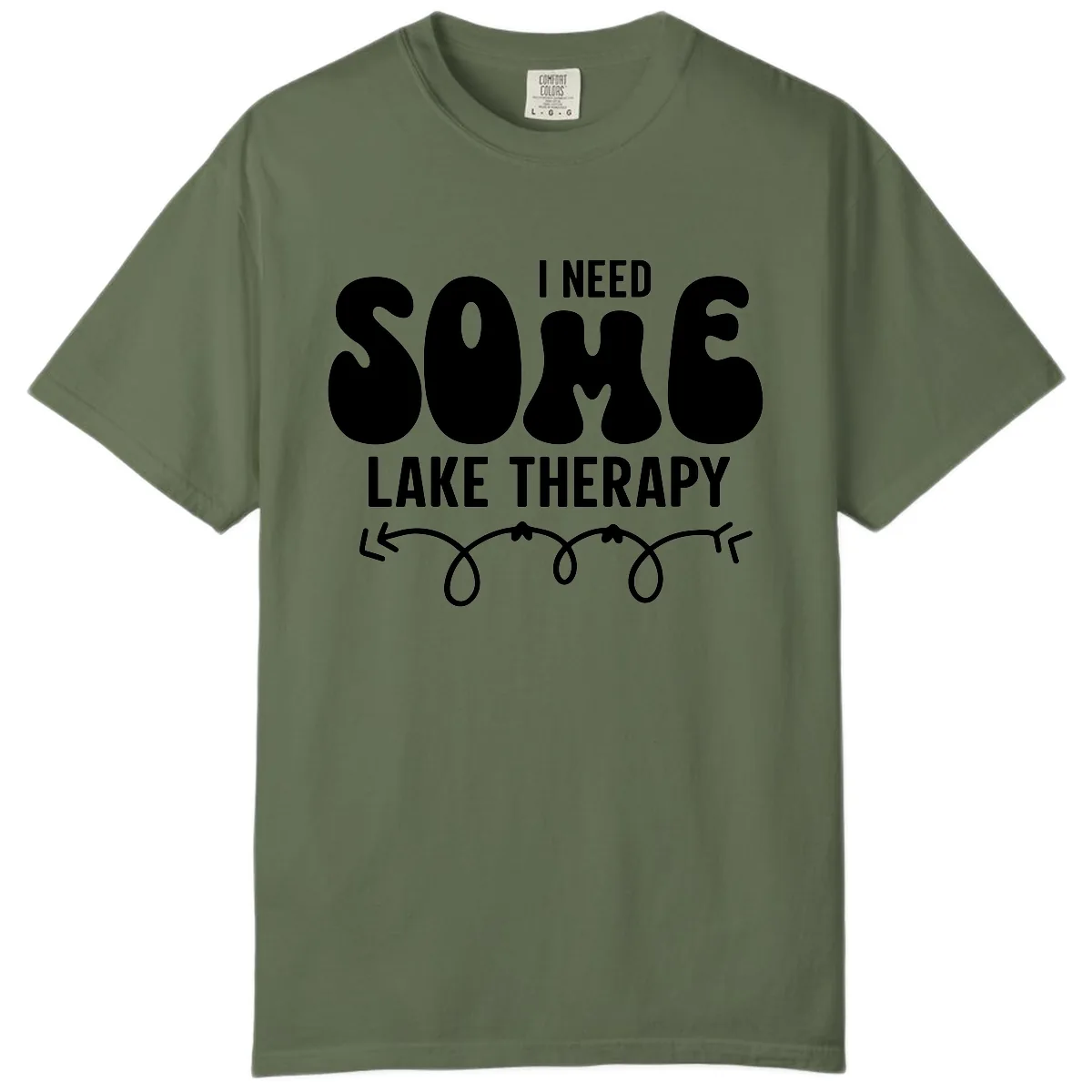 I Need Some Lake Therapy Design Comfort Color in Sage