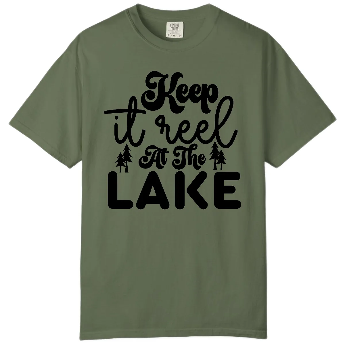 Keep It Reel At The Lake Design Comfort Color in Sage