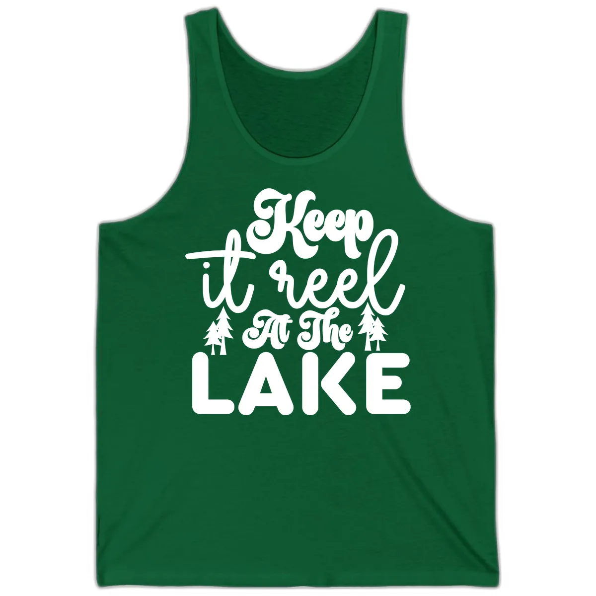 Keep It Reel At The Lake Design Tank in Kelly
