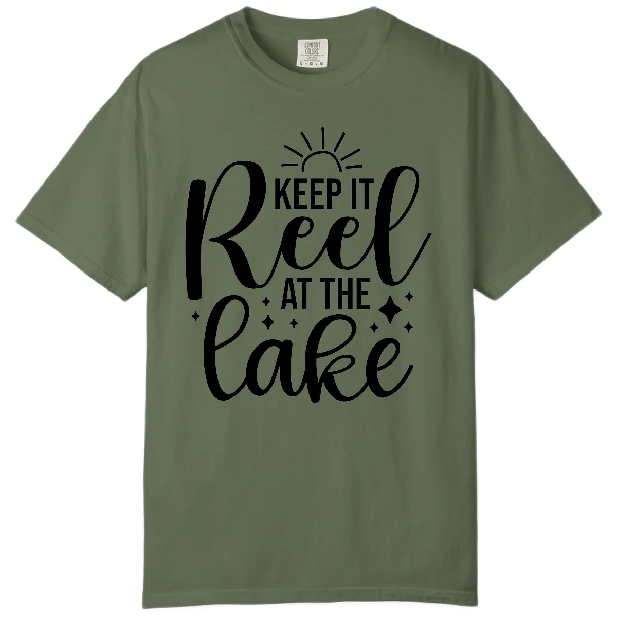 Keep It Reel At The Lake Design Comfort Color in Sage