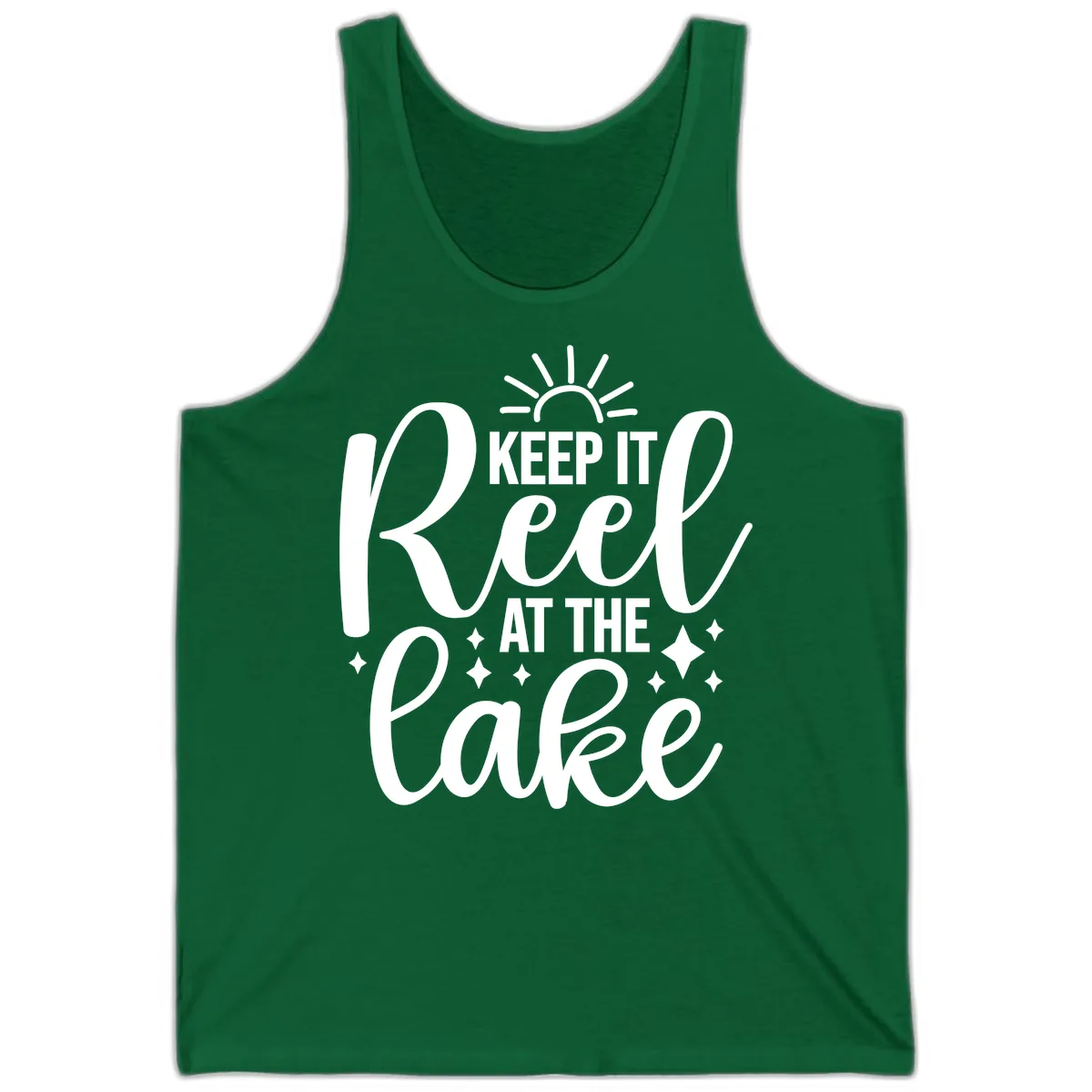 Keep It Reel At The Lake Design Tank in Kelly