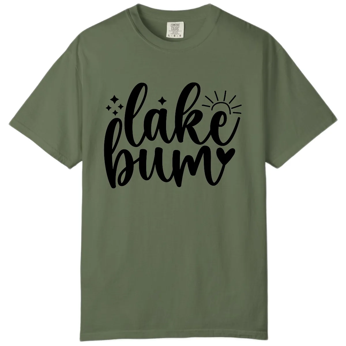 Lake Bum Lifestyle Apparel Comfort Color in Sage