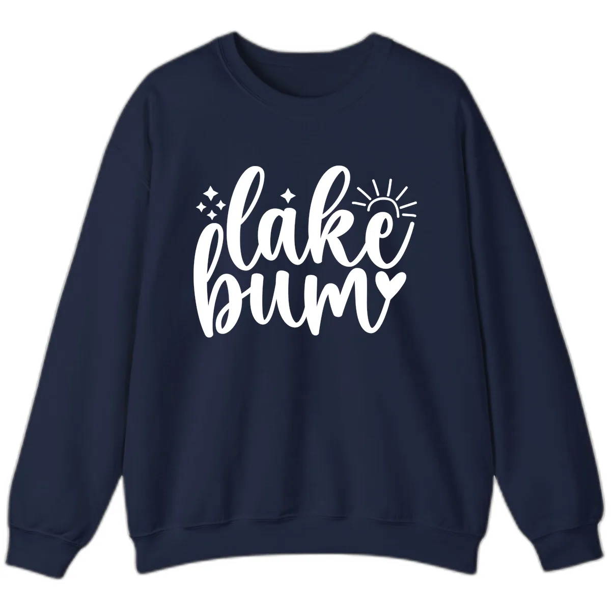 Lake Bum Lifestyle Apparel Sweatshirt in Navy