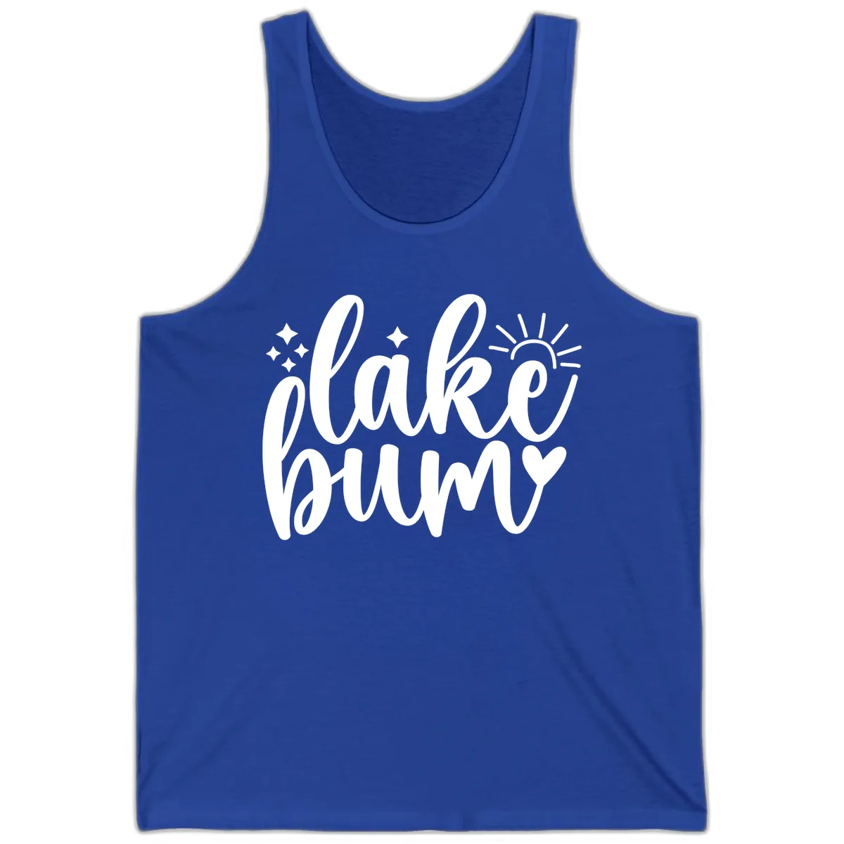 Lake Bum Lifestyle Apparel Tank in True Royal
