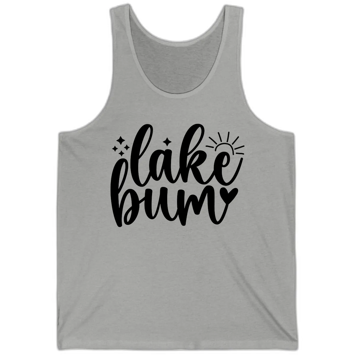Lake Bum Lifestyle Apparel Tank in Athletic Heather