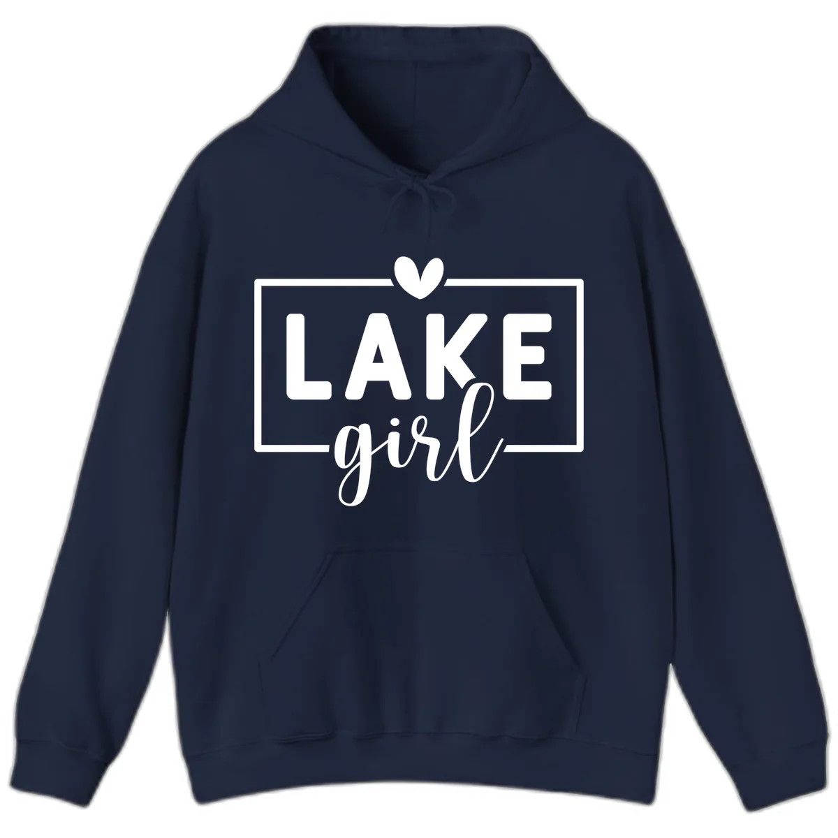 Lake Girl Lifestyle Apparel Hoodie in Navy