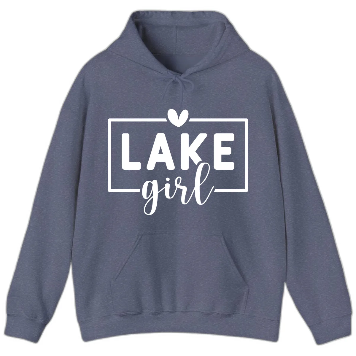 Lake Girl Lifestyle Apparel Hoodie in Heather Navy