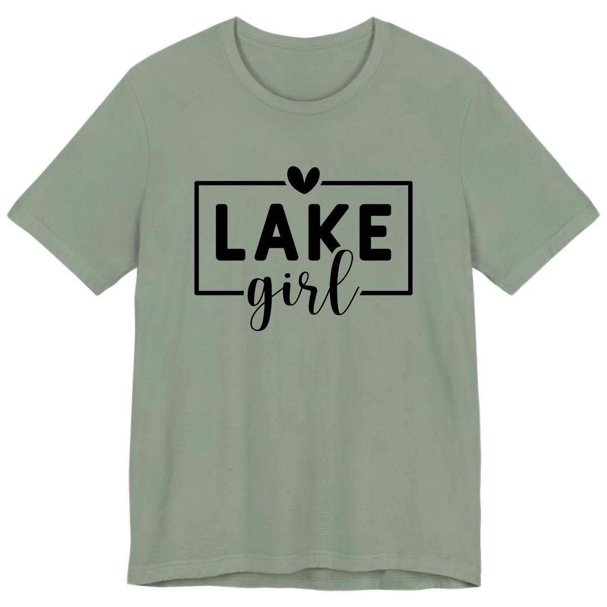 Lake Girl Lifestyle Apparel Premium T-Shirt in Sage
