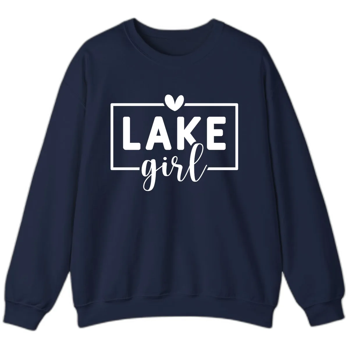 Lake Girl Lifestyle Apparel Sweatshirt in Navy