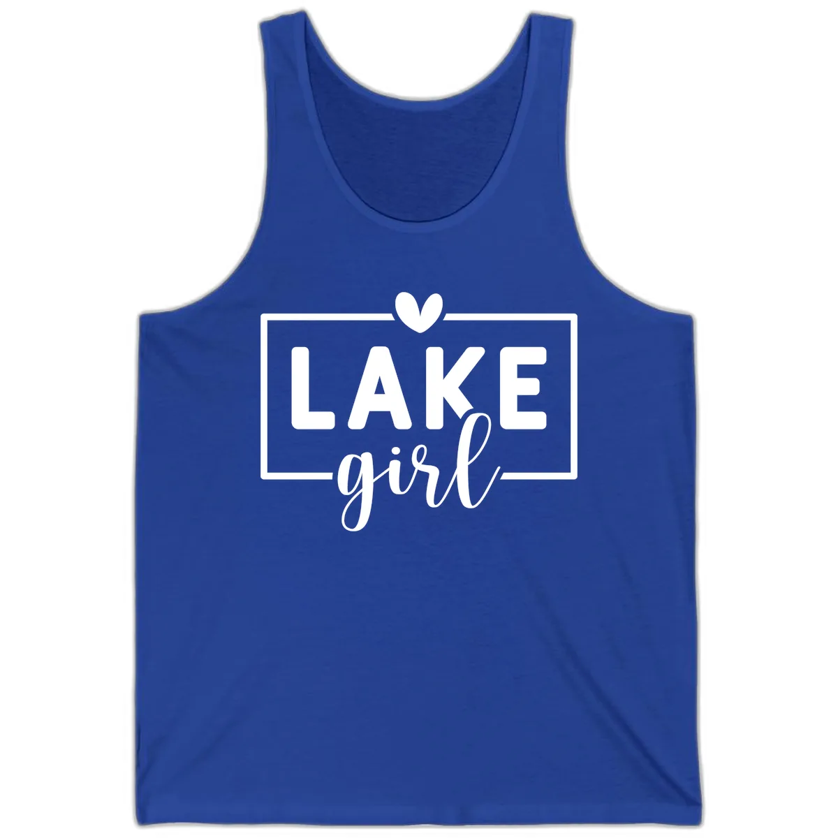 Lake Girl Lifestyle Apparel Tank in True Royal