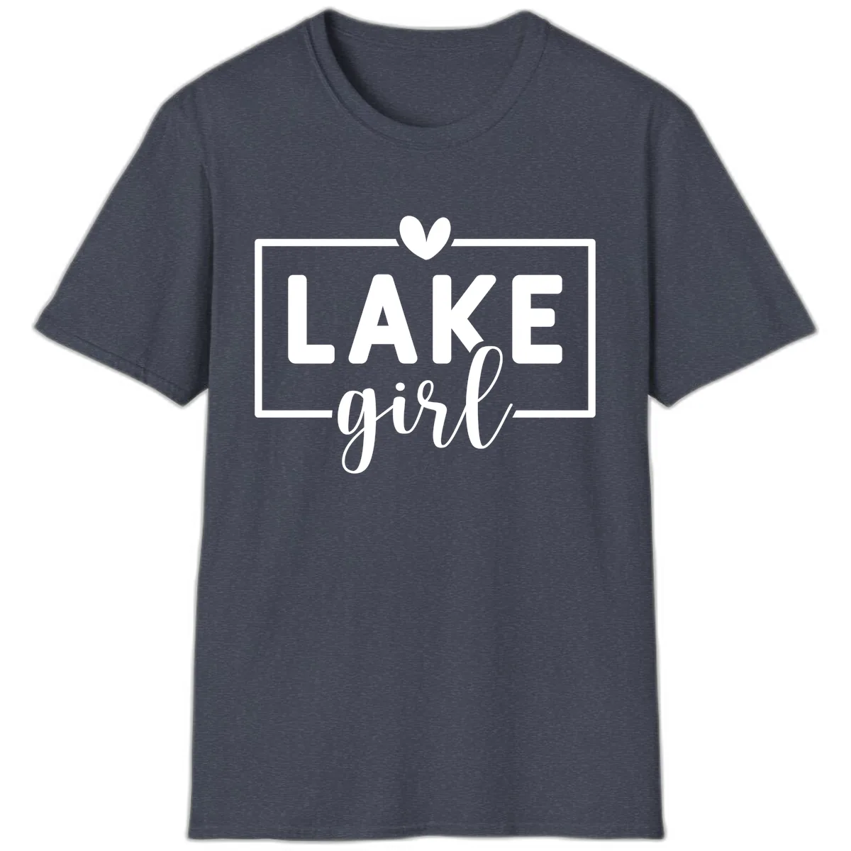 Lake Girl Lifestyle Apparel T-Shirt in Heather Navy