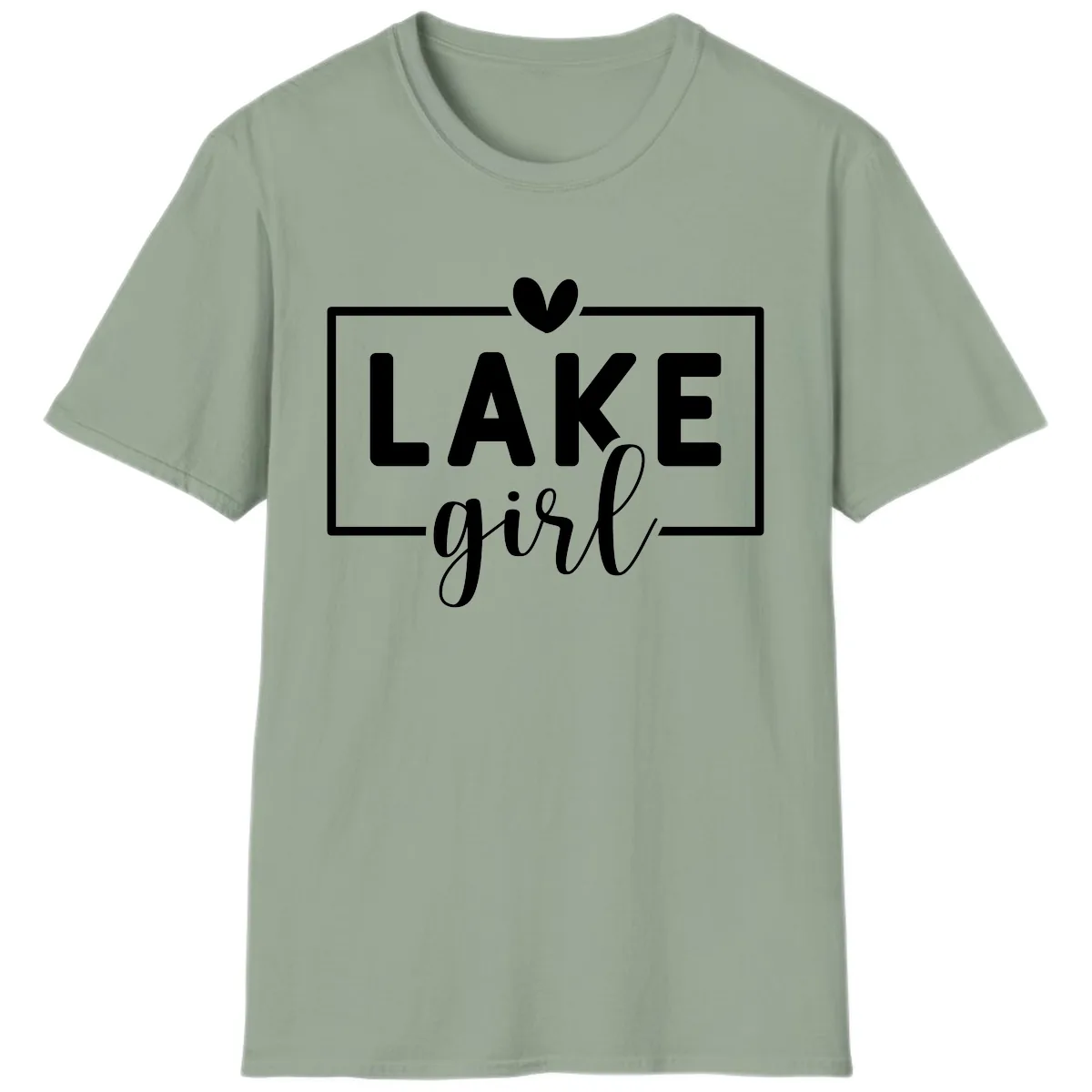 Lake Girl Lifestyle Apparel T-Shirt in Sage