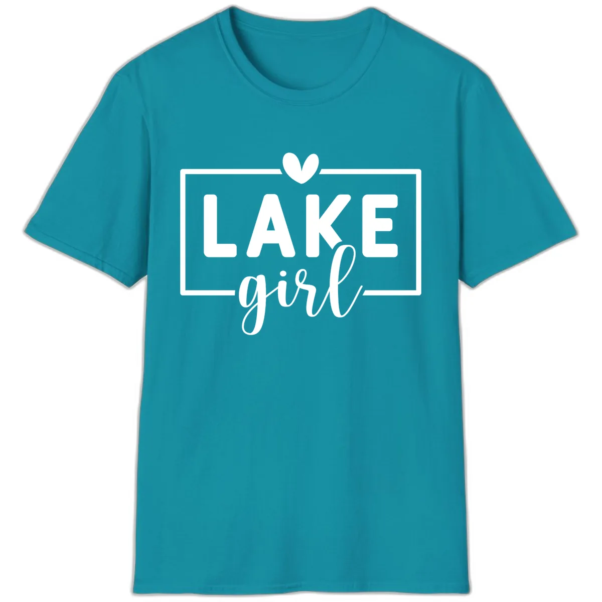 Lake Girl Lifestyle Apparel T-Shirt in Tropical Blue