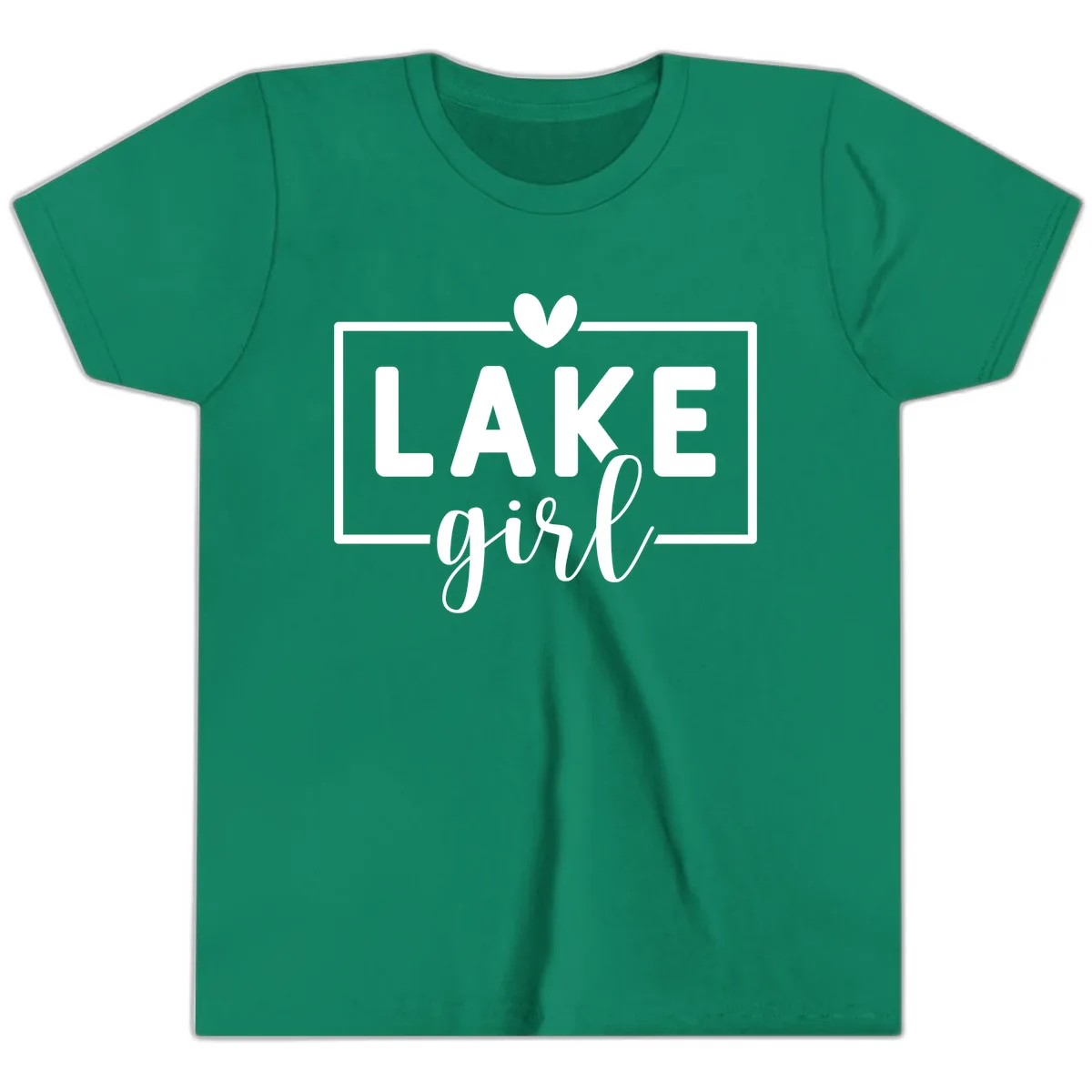 Lake Girl Lifestyle Apparel Youth T-Shirt in Kelly