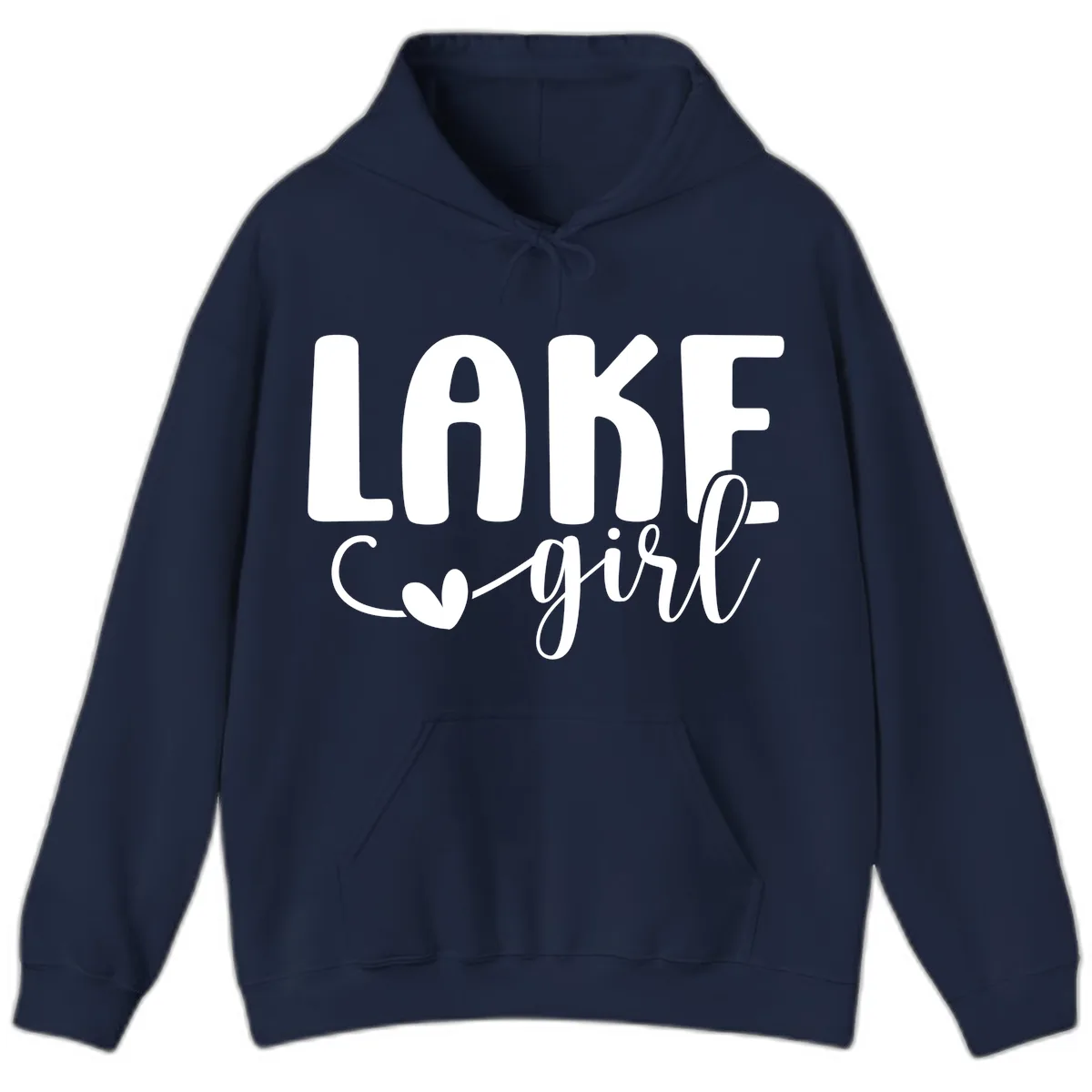 Lake Girl Lifestyle Apparel Hoodie in Navy