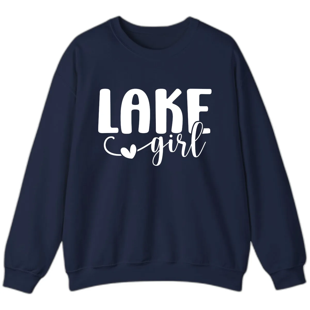 Lake Girl Lifestyle Apparel Sweatshirt in Navy