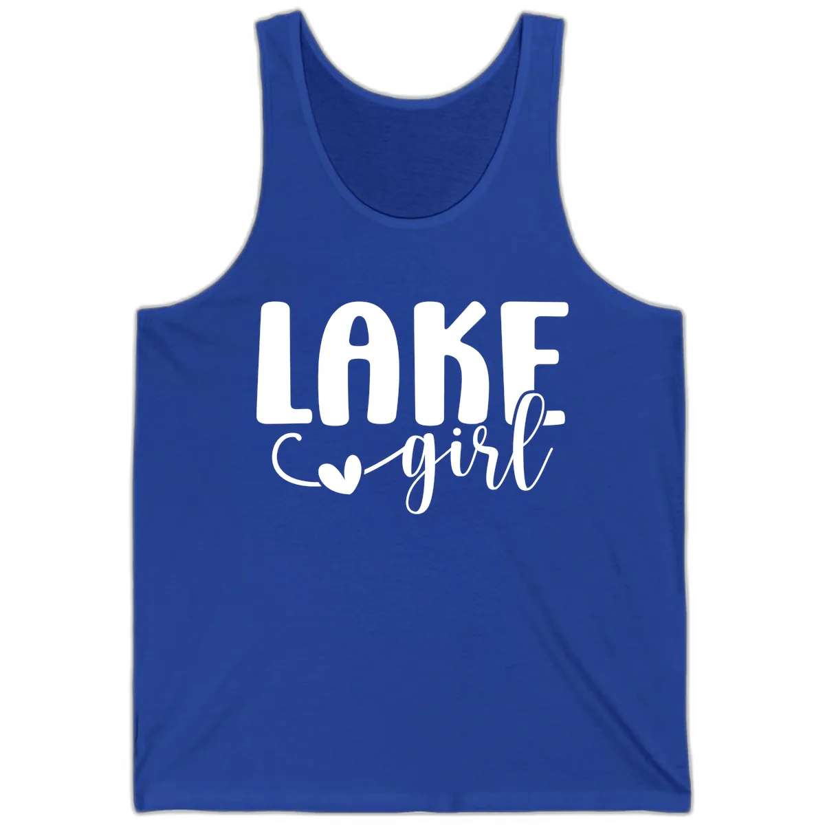 Lake Girl Lifestyle Apparel Tank in True Royal