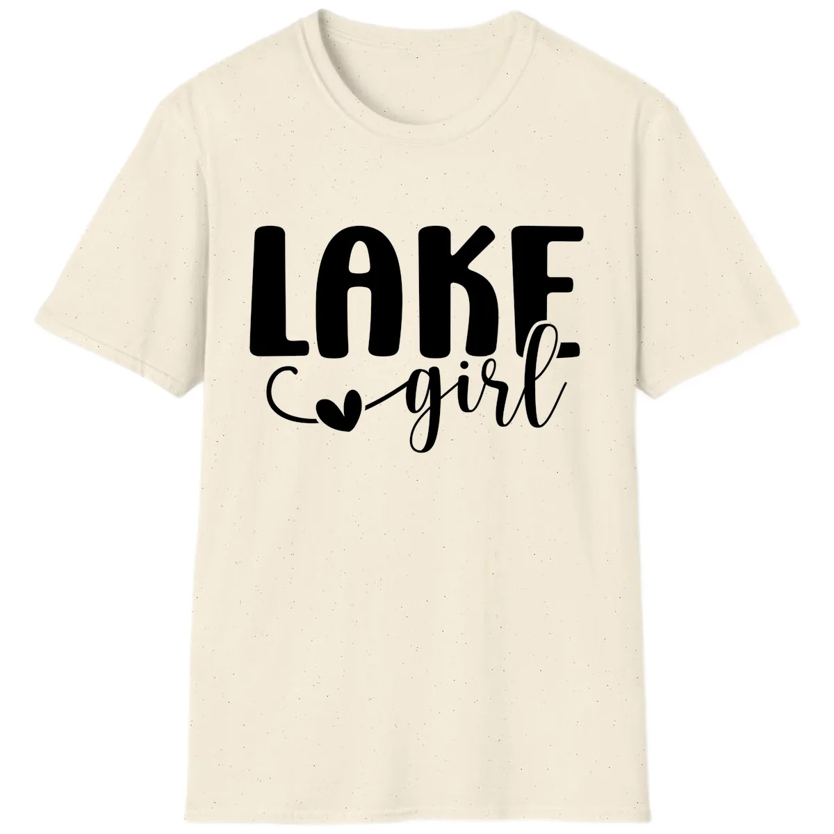 Lake Girl Lifestyle Apparel T-Shirt in Natural