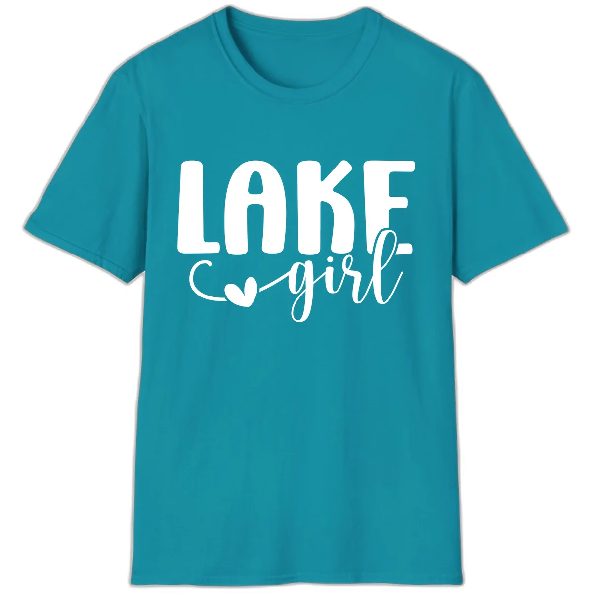 Lake Girl Lifestyle Apparel T-Shirt in Tropical Blue