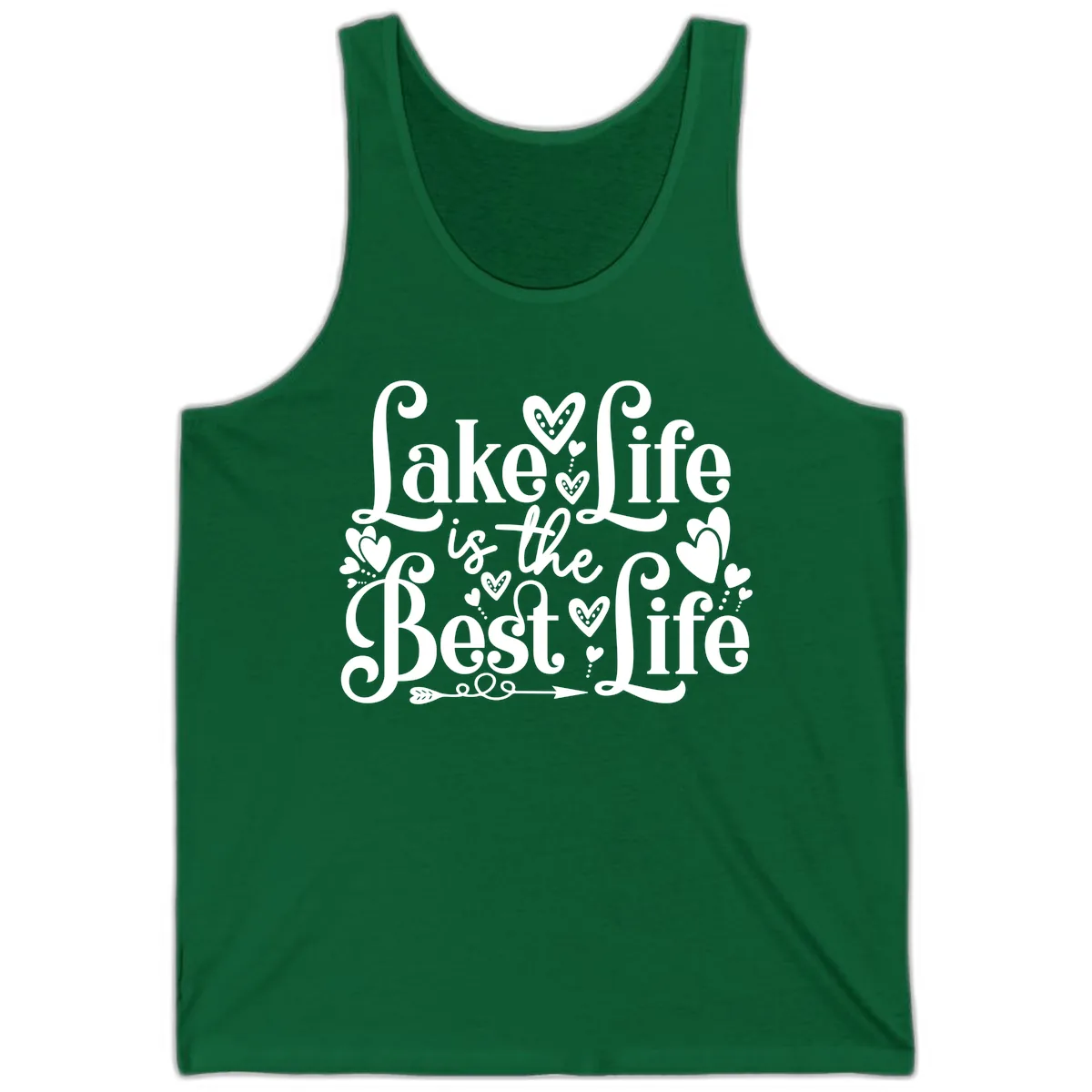 Lake Life Is The Best Life Tank in Kelly