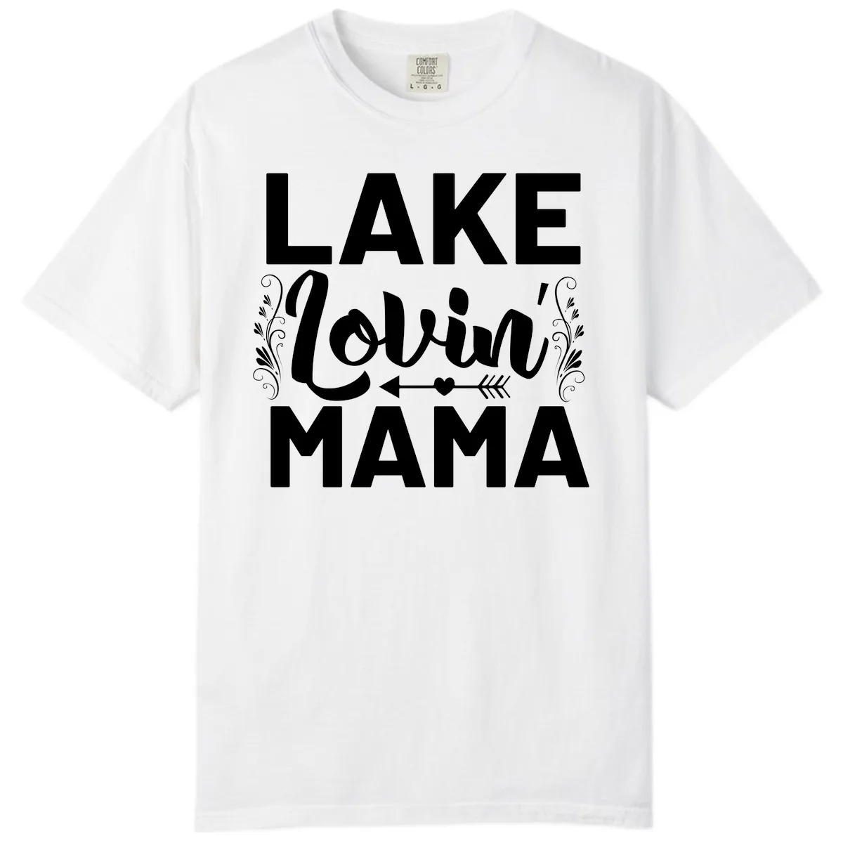 Lake Lovin' Mama Comfort Color in White