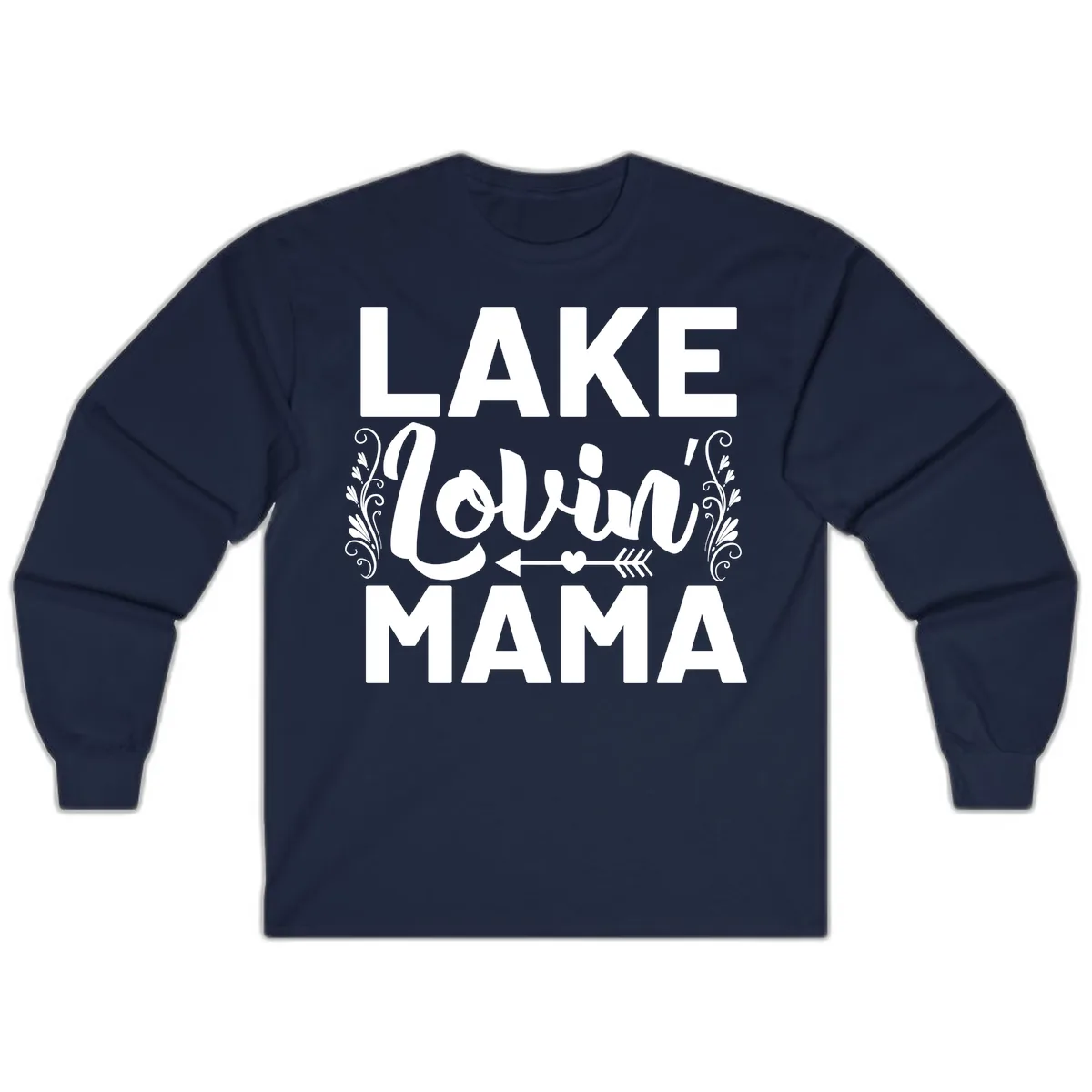 Lake Lovin' Mama Long Sleeve in Navy