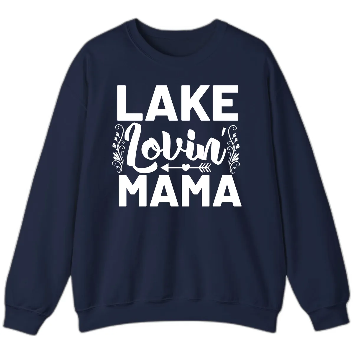 Lake Lovin' Mama Sweatshirt in Navy