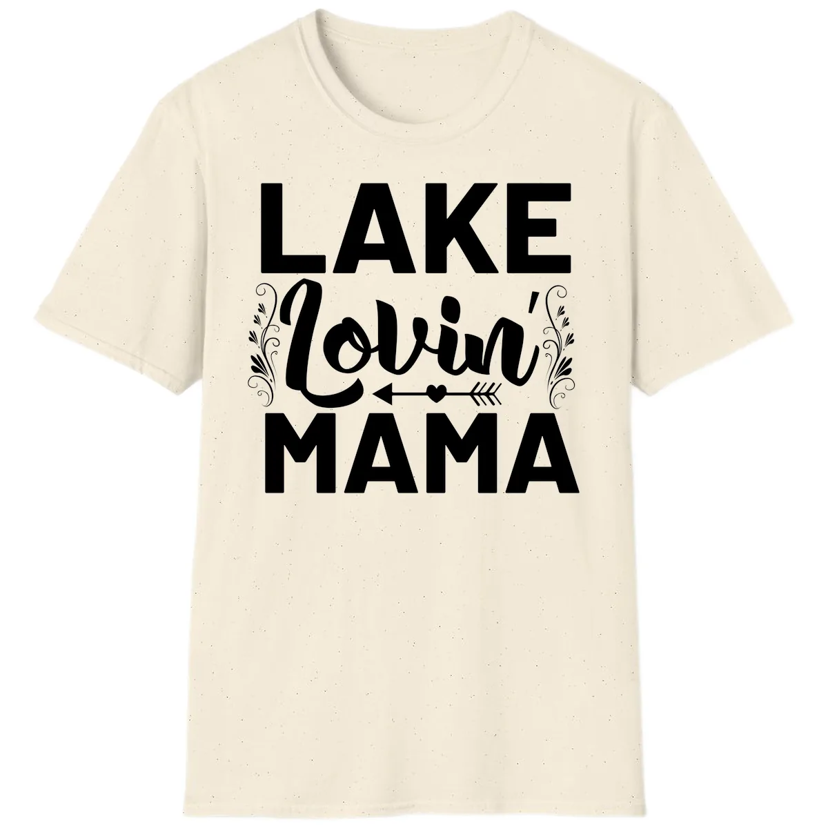 Lake Lovin' Mama T-Shirt in Natural