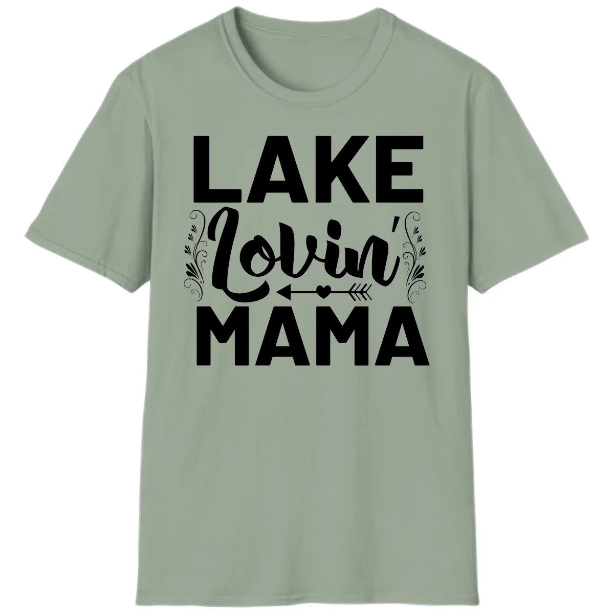 Lake Lovin' Mama T-Shirt in Sage