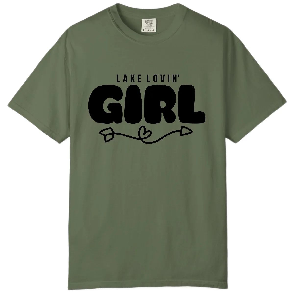 Lake Lovin' Girl Apparel Comfort Color in Sage